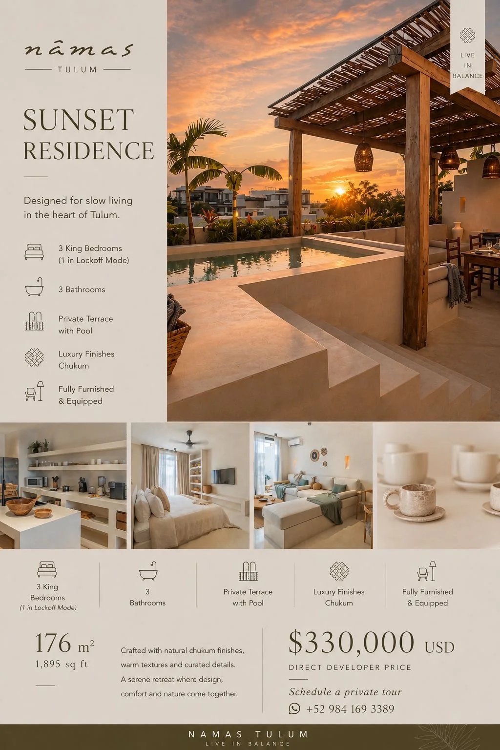 Sunset Residence — facts & price